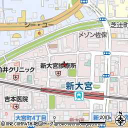 奈良県奈良市芝辻町4丁目周辺の地図