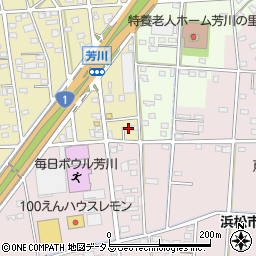 静岡県浜松市中央区芳川町541周辺の地図