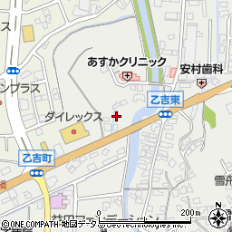 島根県益田市乙吉町38周辺の地図