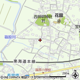静岡県浜松市中央区篠原町9641周辺の地図