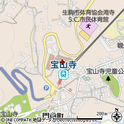 ケアプランセンタースローライフ生駒周辺の地図