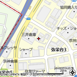 三菱食品神戸菓子ＤＣ周辺の地図