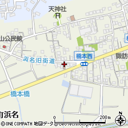 静岡県湖西市新居町浜名1288周辺の地図