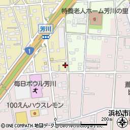 静岡県浜松市中央区芳川町540周辺の地図