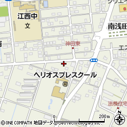 静岡県浜松市中央区法枝町132周辺の地図