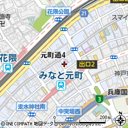 兵庫県　合唱連盟周辺の地図