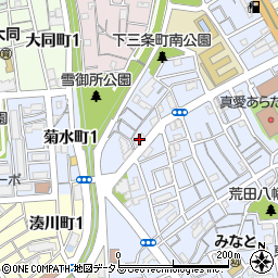 エクセル大倉山周辺の地図