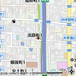 セブンイレブン大阪大手橋前店周辺の地図