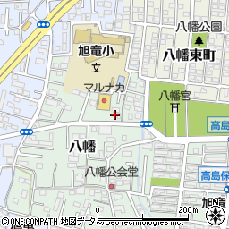 ダスキン　高島店周辺の地図