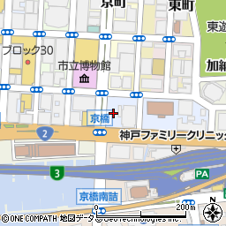 ＡＰパーク神戸中央駐車場周辺の地図