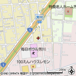 静岡県浜松市中央区芳川町559周辺の地図