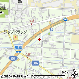 静岡県浜松市中央区篠原町21661周辺の地図