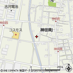 静岡県浜松市中央区神田町1008周辺の地図