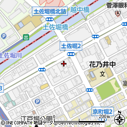 ほっかほっか亭　江戸堀店周辺の地図