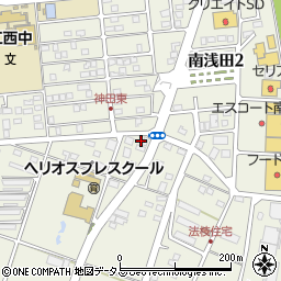静岡県浜松市中央区法枝町73周辺の地図