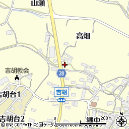 愛知県田原市吉胡町郷中177周辺の地図