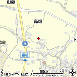 愛知県田原市吉胡町郷中155周辺の地図