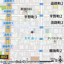 ＢＰＲレジデンス大阪本町Ｑ周辺の地図