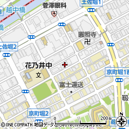 大阪府大阪市西区江戸堀2丁目4周辺の地図