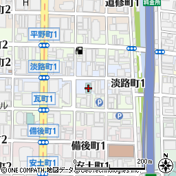 ホテルマイステイズ堺筋本町周辺の地図
