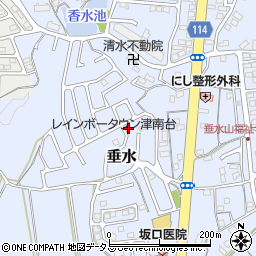 三重県津市垂水2012-5周辺の地図