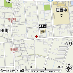 静岡県浜松市中央区神田町208周辺の地図