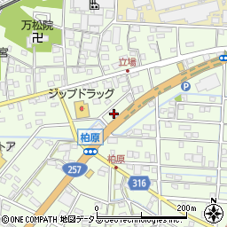 静岡県浜松市中央区篠原町21612周辺の地図