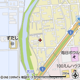 静岡県浜松市中央区芳川町888周辺の地図