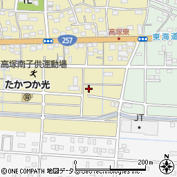 静岡県浜松市中央区高塚町2310周辺の地図