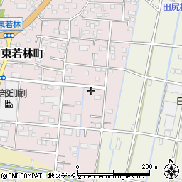 静岡県浜松市中央区東若林町1569周辺の地図
