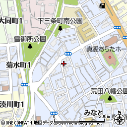 兵庫県神戸市兵庫区荒田町3丁目62-5周辺の地図