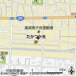 浜松市中央区高塚町駐車場周辺の地図
