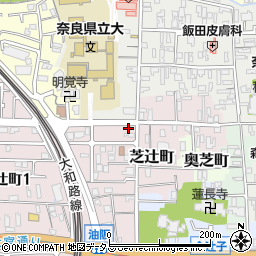 奈良県奈良市芝辻町11-7周辺の地図