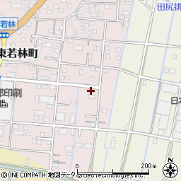静岡県浜松市中央区東若林町1570周辺の地図
