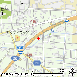静岡県浜松市中央区篠原町21665周辺の地図