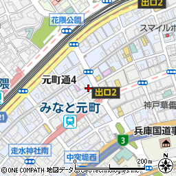 シカゴピザ神戸中央店周辺の地図