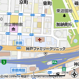 近畿財務局　神戸財務事務所管財課周辺の地図