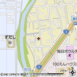 静岡県浜松市中央区芳川町893周辺の地図