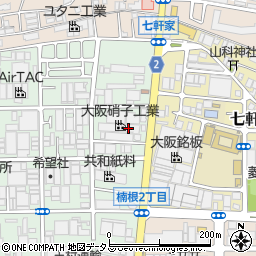 大阪硝子工業周辺の地図