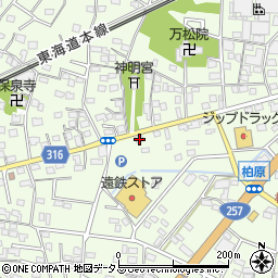 静岡県浜松市中央区篠原町14072周辺の地図