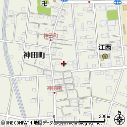 静岡県浜松市中央区神田町717周辺の地図