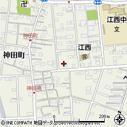 静岡県浜松市中央区神田町210周辺の地図