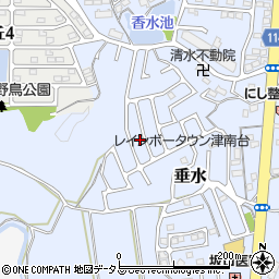 三重県津市垂水2010-28周辺の地図