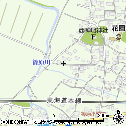 静岡県浜松市中央区篠原町9337周辺の地図