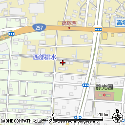 静岡県浜松市中央区高塚町2385周辺の地図