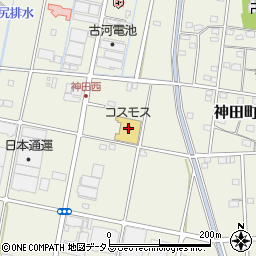 静岡県浜松市中央区神田町1148周辺の地図