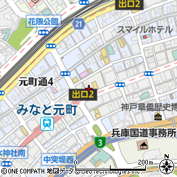 関西みらい銀行神戸中央支店周辺の地図