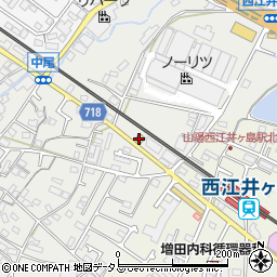 セブンイレブン明石西江井ケ島西店周辺の地図