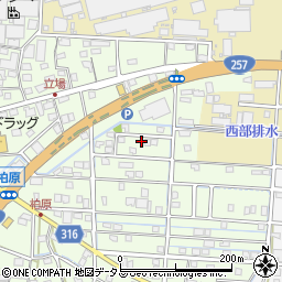 静岡県浜松市中央区篠原町21650周辺の地図