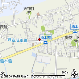 静岡県湖西市新居町浜名1242-1周辺の地図